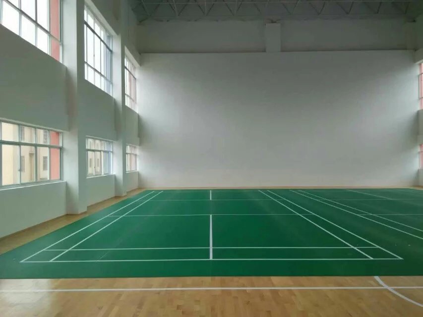 貴州黔南州消防隊運動館木地板鋪設工程