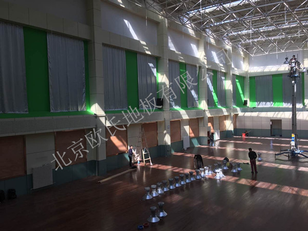 內蒙古運動木地板:錫林郭勒盟太仆寺旗寶昌鎮羽毛球館木地板案例 內蒙古運動木地板:錫林郭勒盟太仆寺旗寶昌鎮羽毛球館木地板案例