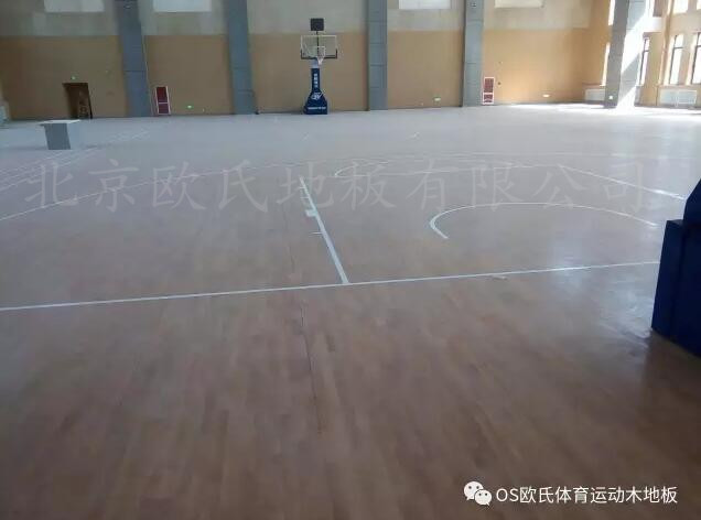 淄博市桓臺縣城南學校體育館木地板案例圖3 淄博市桓臺縣城南學校體育館木地板案例圖3