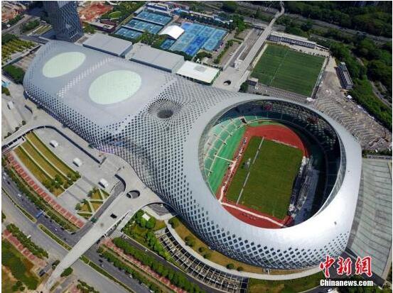 深圳灣“春繭”體育場(chǎng)館