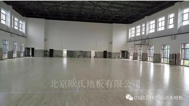 浙江省錦繡江山外國語學校體育館木地板案例 浙江省錦繡江山外國語學校體育館木地板案例