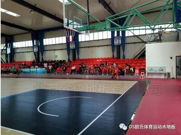 秦皇島海濤萬福環保設備股份有限公司籃球館木地板案例