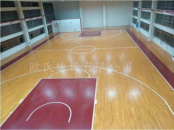 湖南長沙雨花區芙蓉路小學籃球館地板案例 湖南長沙雨花區芙蓉路小學籃球館地板案例