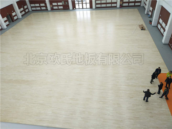 新疆伊犁體校籃球館地板案例