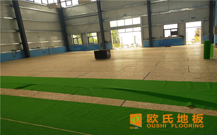 廣東惠來(lái)縣大南海開(kāi)發(fā)區(qū)羽毛球館木地板案例
