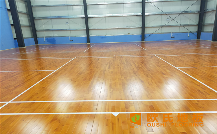 廣東惠來(lái)縣大南海開(kāi)發(fā)區(qū)羽毛球館木地板案例