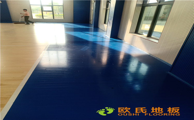 廣西安能籃球館木地板項目案例