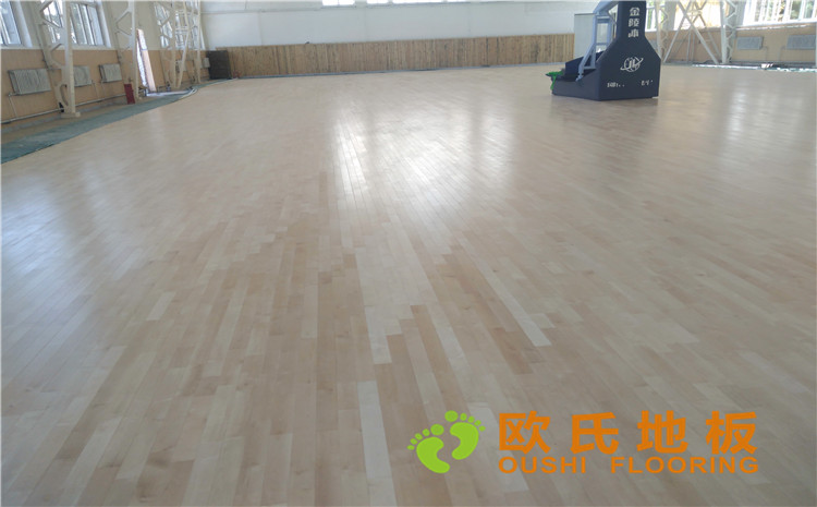 內(nèi)蒙古呼和浩特賽罕區(qū)師范大學(xué)體育學(xué)院訓(xùn)練館運(yùn)動(dòng)木地板案例-歐氏運(yùn)動(dòng)木地板