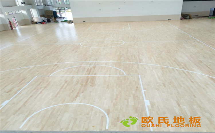 贛州市寧都縣城關小學九章路校區體育館木地板-歐氏運動木地板