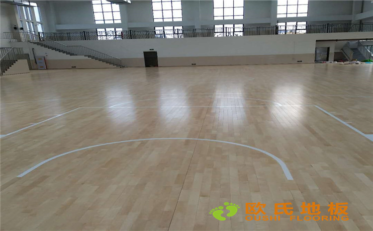 贛州市寧都縣城關小學九章路校區體育館木地板-歐氏運動木地板