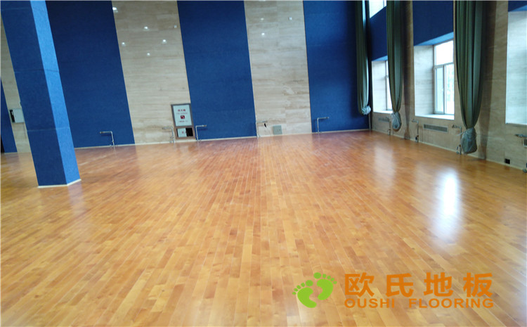 內蒙古赤峰市**稅務總局職工活動中心木地板案例-歐氏運動木地板