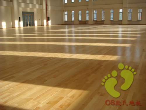 衡水市鄧莊鄉大葛村聯辦小學運動木地板鋪設